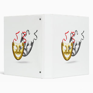 Gold silver tragedy comedy theatre  binder