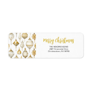 Gold Silver Vintage Ornaments Christmas