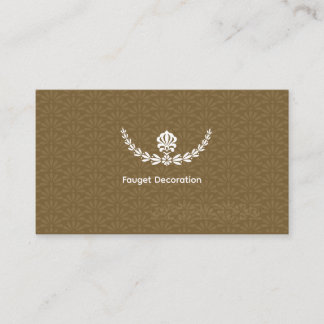 Gold Simple Faucet Decoration Business Cards
