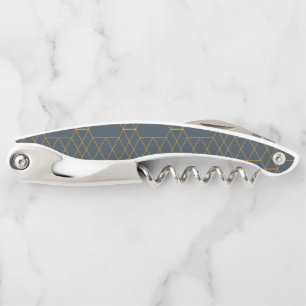 Gold, simple, modern, cool, trendy lines geometric corkscrew