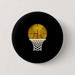 Gold Sketll Trophy Mvp Award  2 Inch Round Button