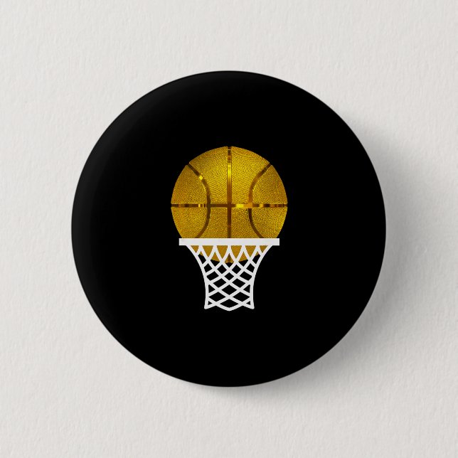 Gold Sketll Trophy Mvp Award  2 Inch Round Button (Front)