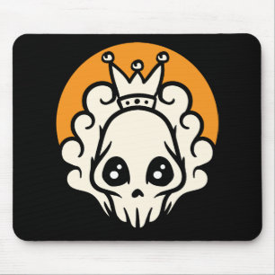 Gold Skull Mouse Pad