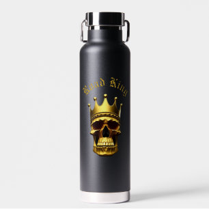 Gold Skull Water Bottle
