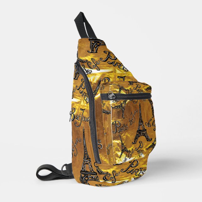 Gold Sling Bag (Left Corner)