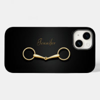 Gold Snaffle Bit Elegant Equestrian Personalized