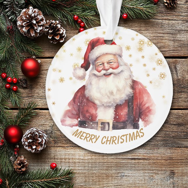 Gold Snowflake Santa Claus Kid's Christmas (Créateur téléchargé)