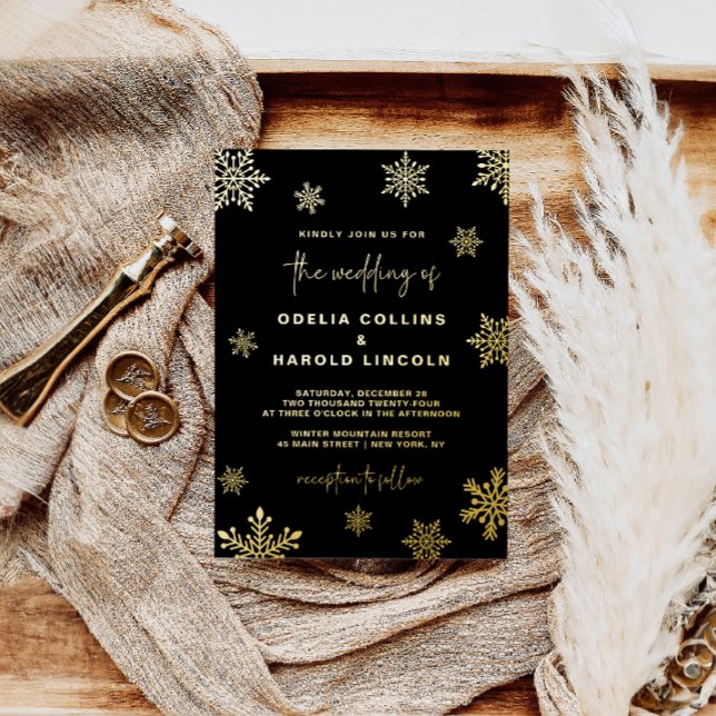 Gold Snowflake Winter Wedding  (Creator Uploaded)