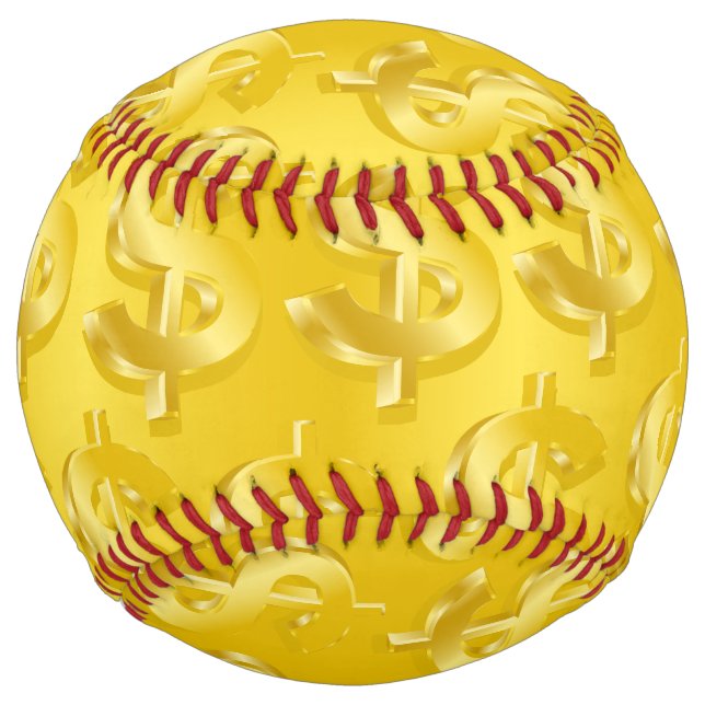$ Gold $ Softball (Front)