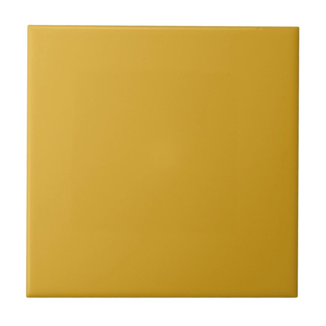 Gold Solid Colour Tile (Front)