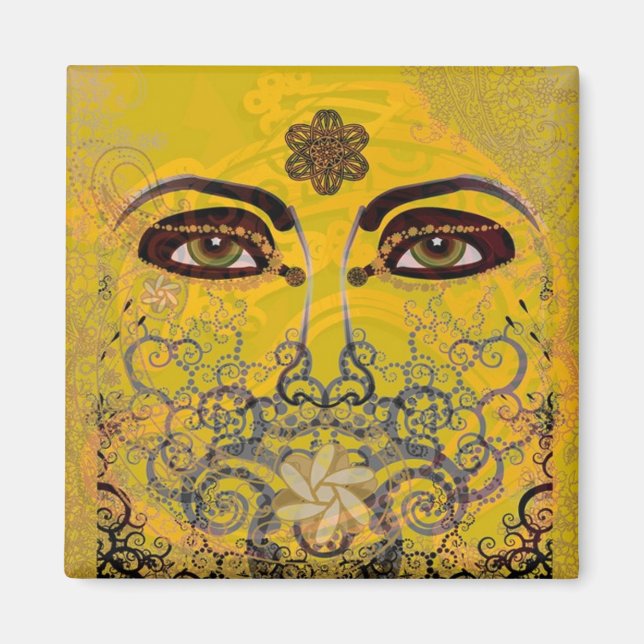 GOLD SOUL EYES MAGNET (Front)