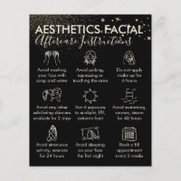 Gold Sparkle Aesthetics Facial Aftercare Budget