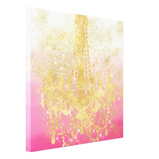 Chandelier Wall Canvas Prints & Wall Art Zazzle.ca