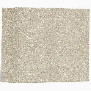 Gold Sparkle Faux Glitter Binder