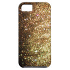 Gold Sparkle Glitter iPhone 5 Christmas
