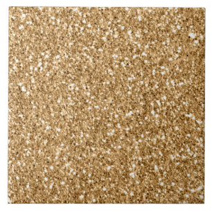 Gold Sparkle Glitter Tile