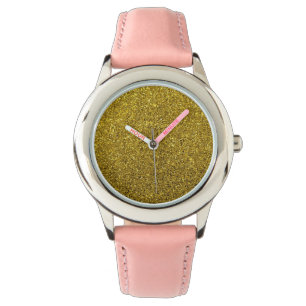Gold Sparkle Glitter Watch