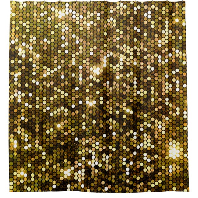 Gold sparkle: glittering background. (Front)