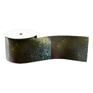 Gold Sparkle Grosgrain Ribbon
