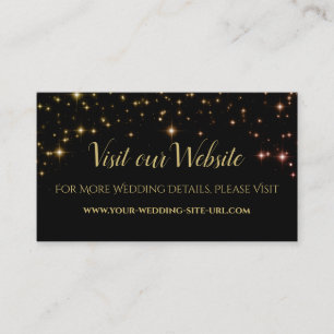 Gold Sparkles Mariage Visiter notre carte de site 