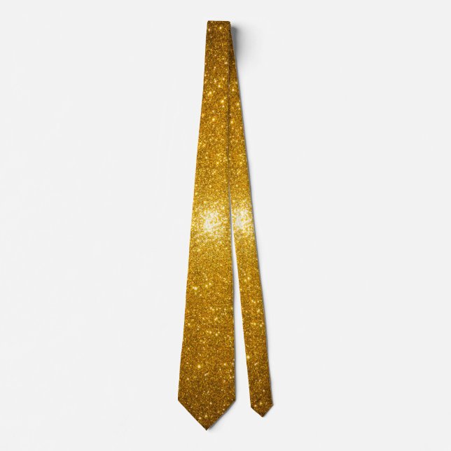 Gold Sparkles Tie (Front)