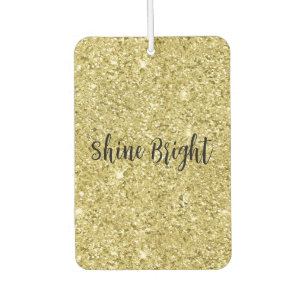 Gold Sparkling Glitter Air Freshener