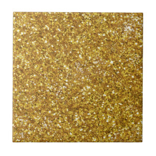 Gold sparkling glitter pattern             tile