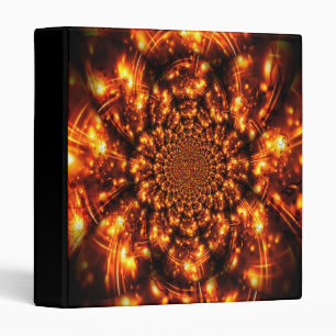 Gold Sparkling Lights Binder