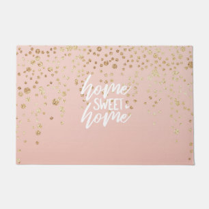 Gold Speckled   Home Sweet Home Doormat