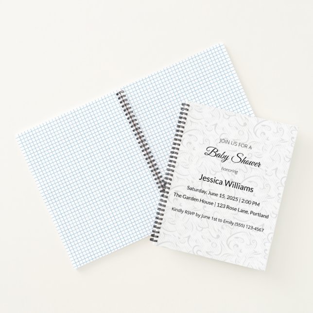 Gold Spiral Notebook | Lab & 300 Page Journal (Inside)