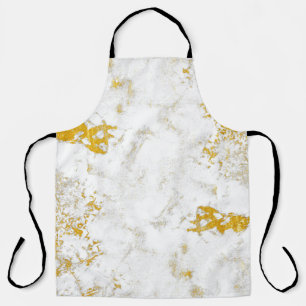 Gold splashes Texture. Brush stroke design element Apron