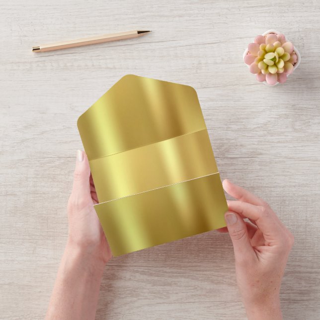 Gold star all in one invitation (Video)