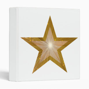 Gold Star binder white