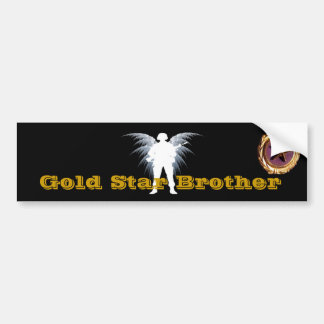 Gold Star Brother Bumper Sticker