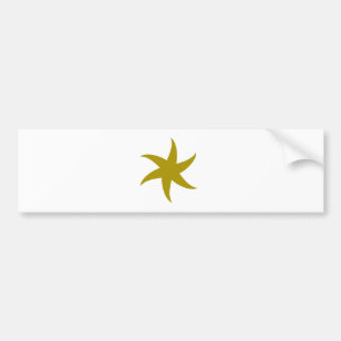 Gold Star Bumper Sticker
