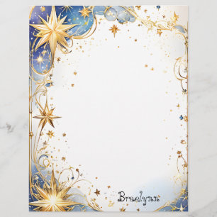 Gold Star Fantasy Letterhead