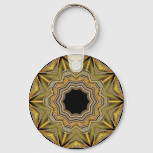 Gold Star Keychain
