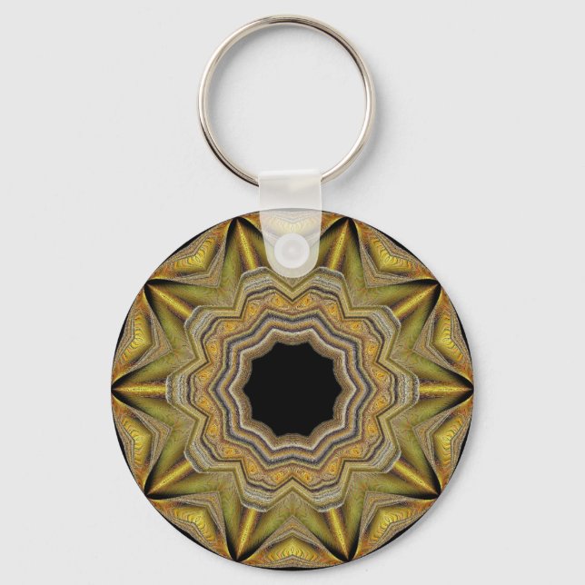 Gold Star Keychain (Front)