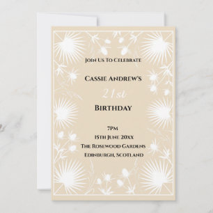 Gold Star Milestone Birthday Invitation