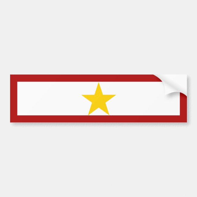 Gold Star Mother Bumper Sticker (Front)