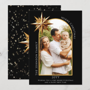 Gold Star of Bethlehem Photo Card