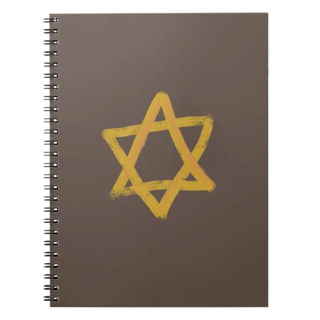 Gold Star of David Notebook (Front)