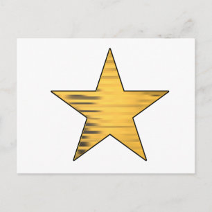 Gold Star Postcard