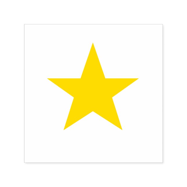 "Gold Star" Self-Inking Stamp (Design)