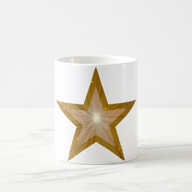 Gold Star tasse à deux tons blanc (Centre)