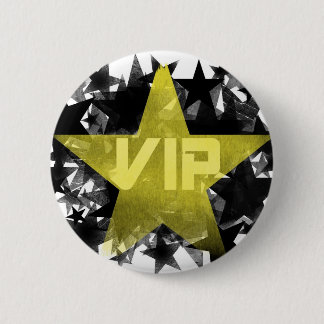 Gold Star VIP 2 Inch Round Button