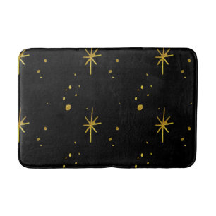 Gold Stars  Bath Mat