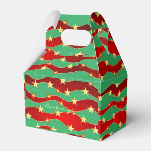 Gold Stars Christmas Sky  Thunder_Cove  Favor Box
