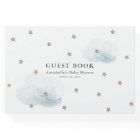 Gold Stars & Clouds Baby shower Livre d'or