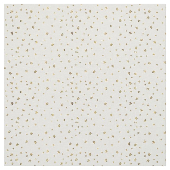 Gold Stars Fabric (Swatch)